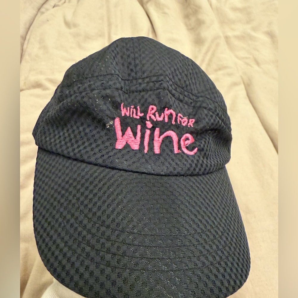 Will Run for Wine hat